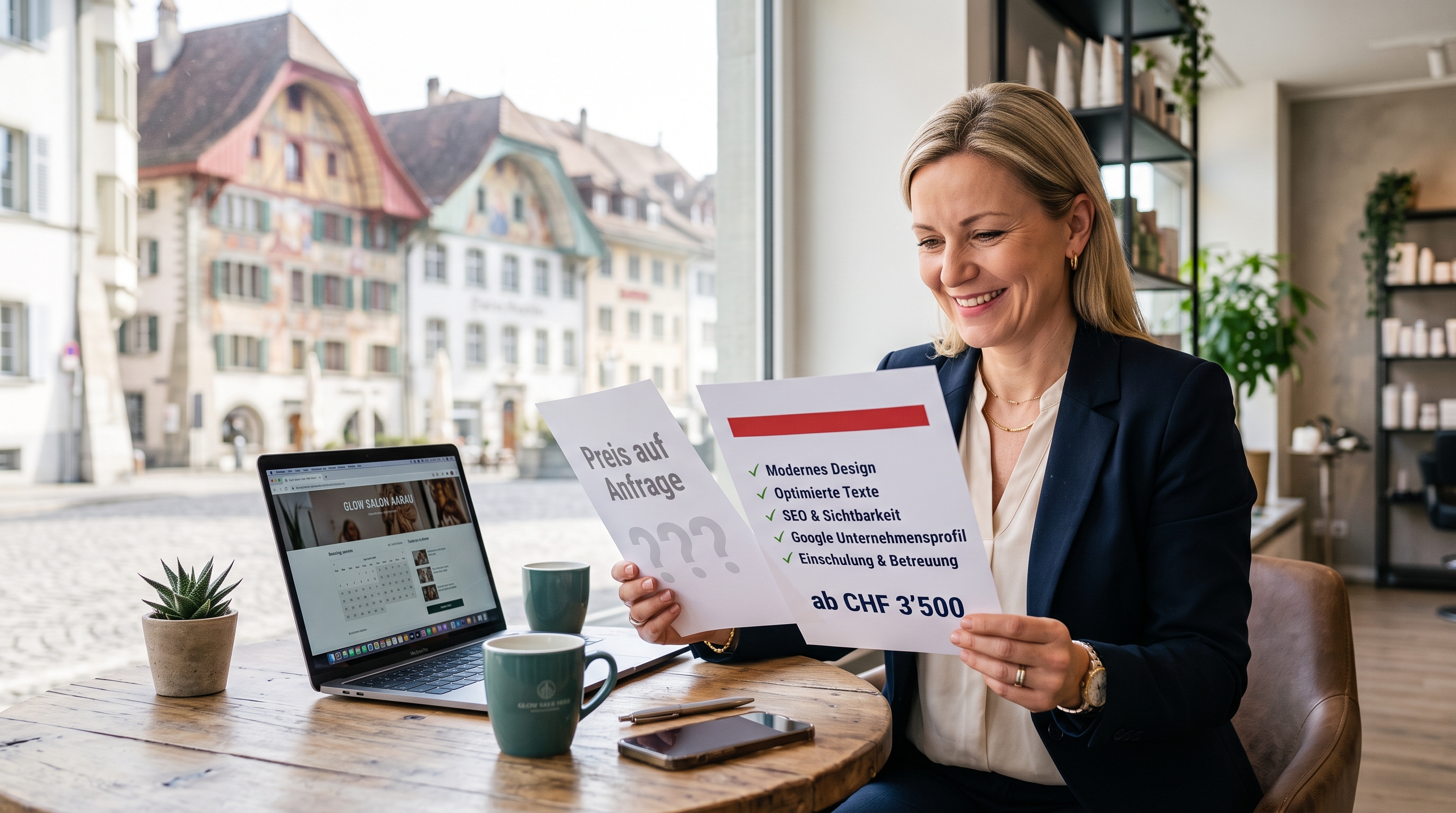 Was kostet eine Website für ein KMU im Aargau?