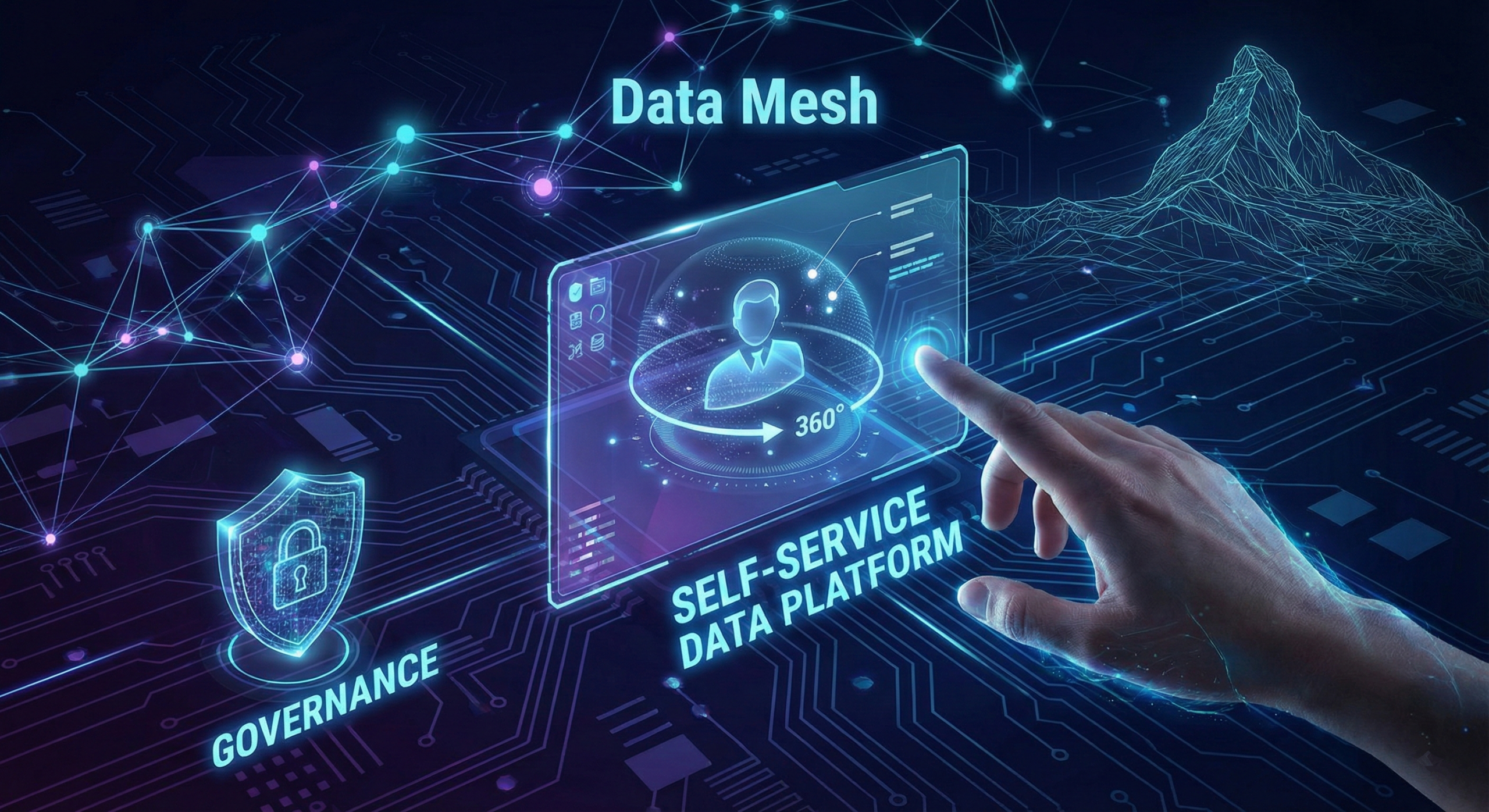 Konzeption einer Self-Service Data Platform: Wie Data Mesh die Finanzwelt modernisiert